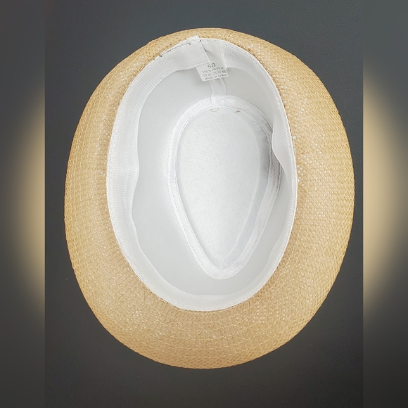 FEDORA Straw Hat Beige/tan - Picture 4 of 5